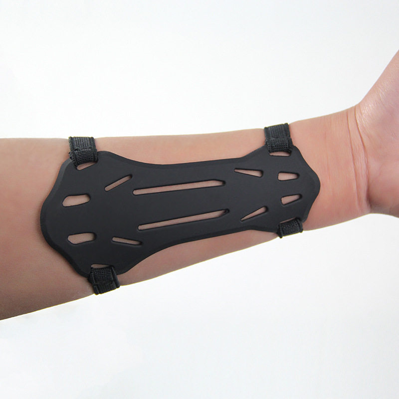 Archery Supplies Silicone Guard Arm Guard Competition Training Shooting Arrow Target Grass Target Wall Arch Arrow Target Calf Leather Protection Gloves