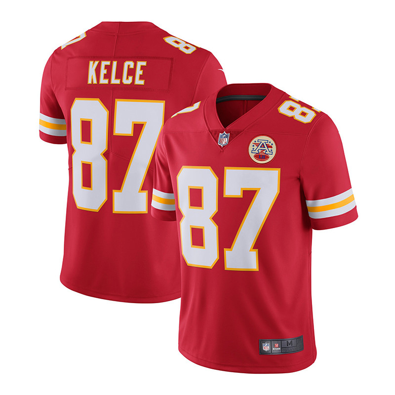 Kansas City Chiefs Chief Chiefs Rugby 87 Travis Kelce jersey Embroidered Sportswear Sportswear-Taobao