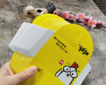 Disposable fried chicken hamburger chicken leg roast chicken claw meal bag film glove toothpick paper towel wipes takeout catering