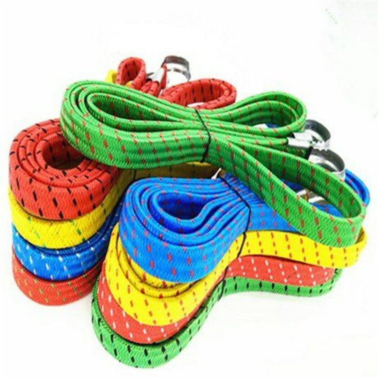 Locomotive strap elastic rope elastic rope with strapping rope bundled with electrified bullet train rope 1 8 m with hook tied rope