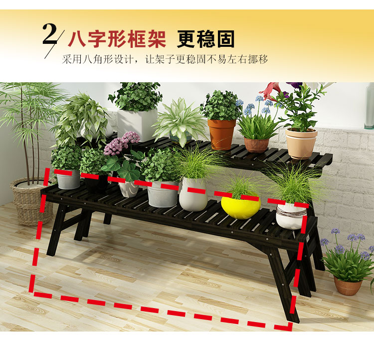 Kệ hoa nhiều tầng trong nhà đặc biệt giá đỡ ban công trang trí ban công hoa mới phòng khách giá chậu đơn giản - Kệ kệ trang trí đẹp
