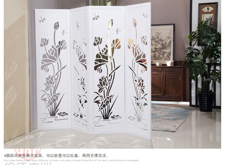Vách ngăn hiên nhà thời trang phòng khách đơn giản hiện đại gấp trang trí phòng chạm khắc phòng ngủ văn phòng khách sạn phong cách Trung Quốc - Màn hình / Cửa sổ song cửa sổ gỗ đẹp