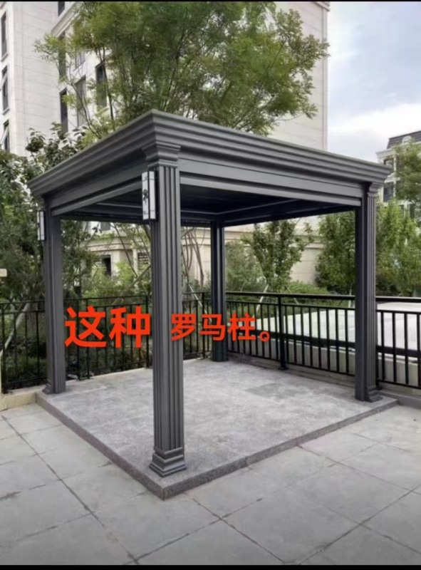 Aluminum Alloy European-Style Roman Column Wrap Profile Lines and Panels, 100 Series and 120 Series Special Roman Column Wrap Panels