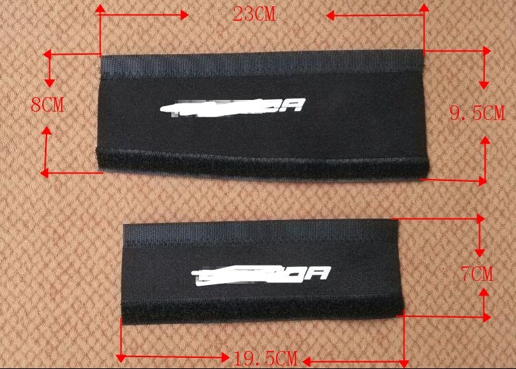 Bicycle chain sticker mountain bike fork chain protection sticker folding bike anti-collision frame protective sleeve pipe finishing