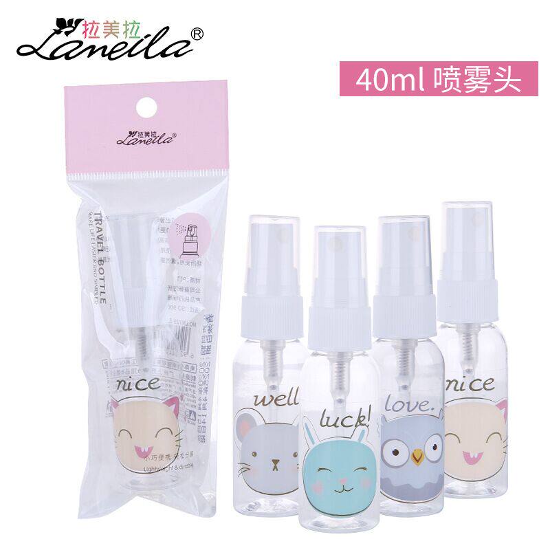 Latin America Travel Portable Sub-Bottle Small Spray Bottle 40ml Portable Skin Moisturizing Fine Mist Spray Beauty Tool