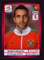 Panini 2012 European Cup stars sticker German version Ruben Amorim Portugal 266 #