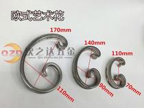 304 material Art flower stainless steel door flower window decoration accessories Wall anti-theft net accessories high grade decoration