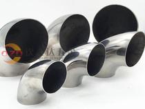 201 stainless steel elbow decorative pipe fittings 90 degree round elbow thickened welded stair handrail joint fittings