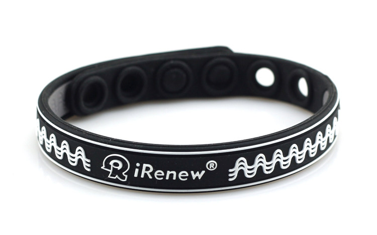 Original trend brand IRENEW silicone basketball bracelet fashion sports personality custom buckle adjustable black gift