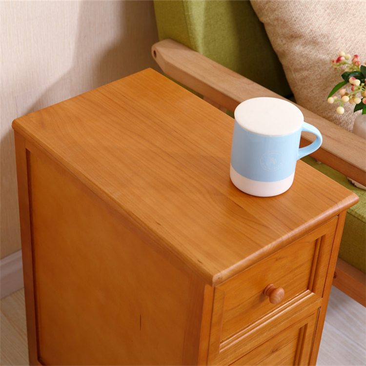 Đơn giản đánh bắt nhỏ phòng ngủ tủ đầu giường 20-25cm nhỏ lưu trữ gỗ tủ tủ đầu giường siêu hẹp tủ nhỏ - Buồng mẫu tủ quần áo nhựa đẹp