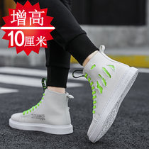 Mens high shoes 8CM Inner height canvas shoes mens shoes 6cm high shoes mens Korean cloth shoes mens youth tide board