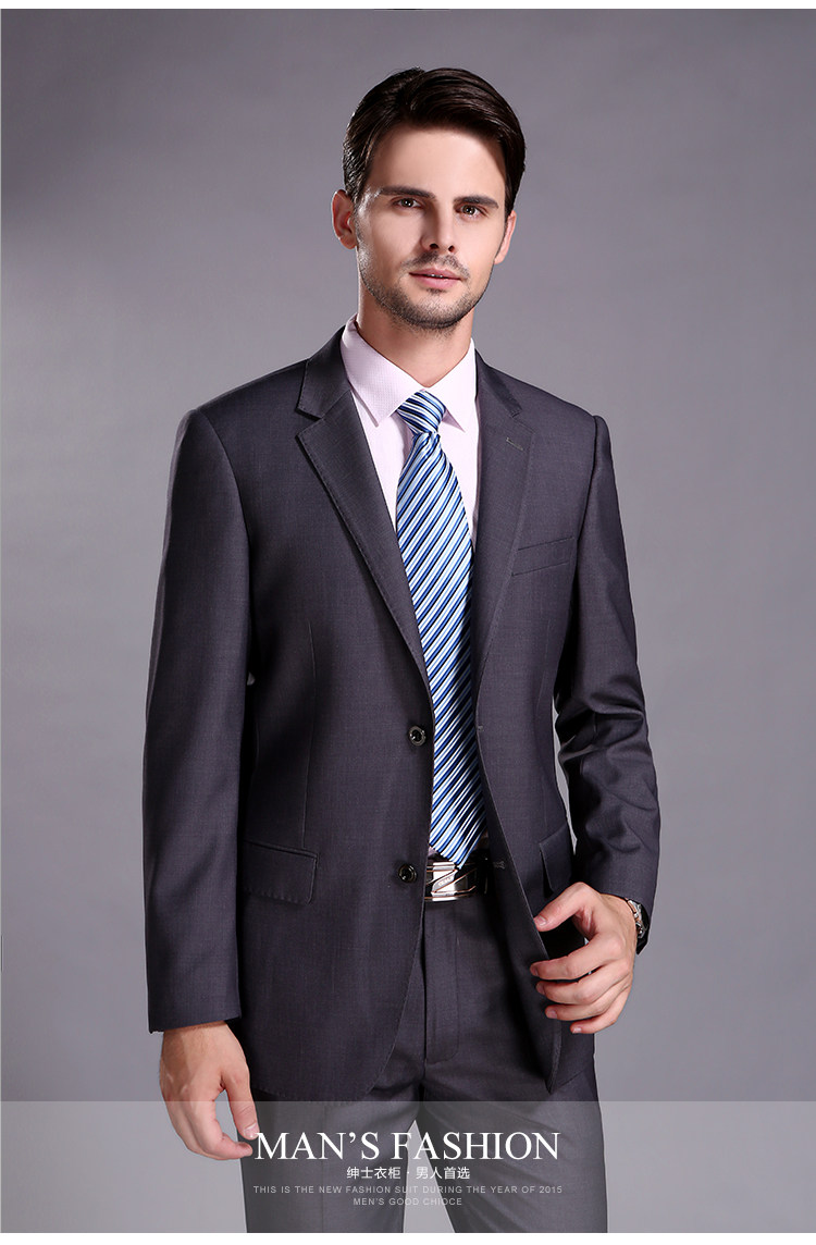 Costume homme en laine pour hiver - Ref 1578653 Image 45