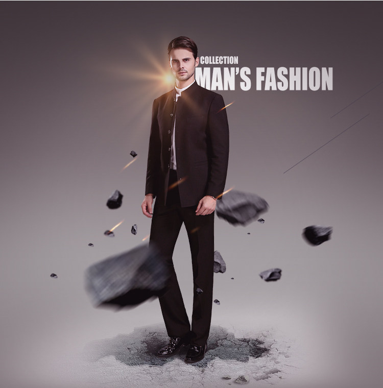 Costume homme en laine pour hiver - Ref 1578648 Image 7