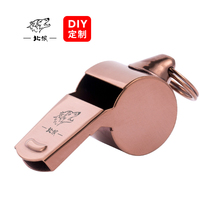 Northern Wolf Track and Field Sports Super Loud Referee Whistle Nuclear Stainless Steel Whistle Black Rose Gold 062