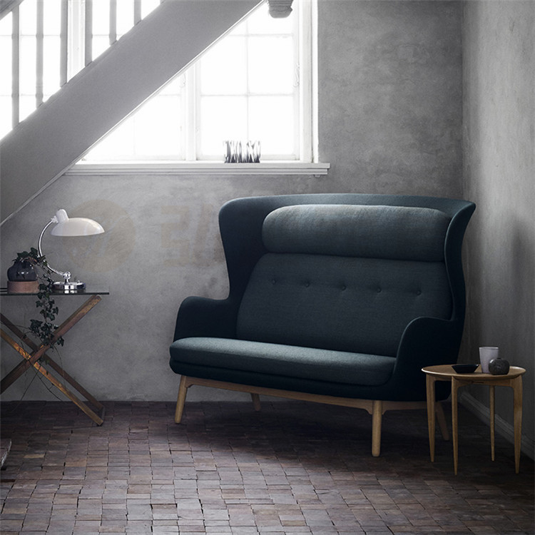 FRP thiết kế nội thất phòng khách phong cách Bắc Âu sofa hình cafe nói chuyện sofa net sofa đỏ ghế dựa