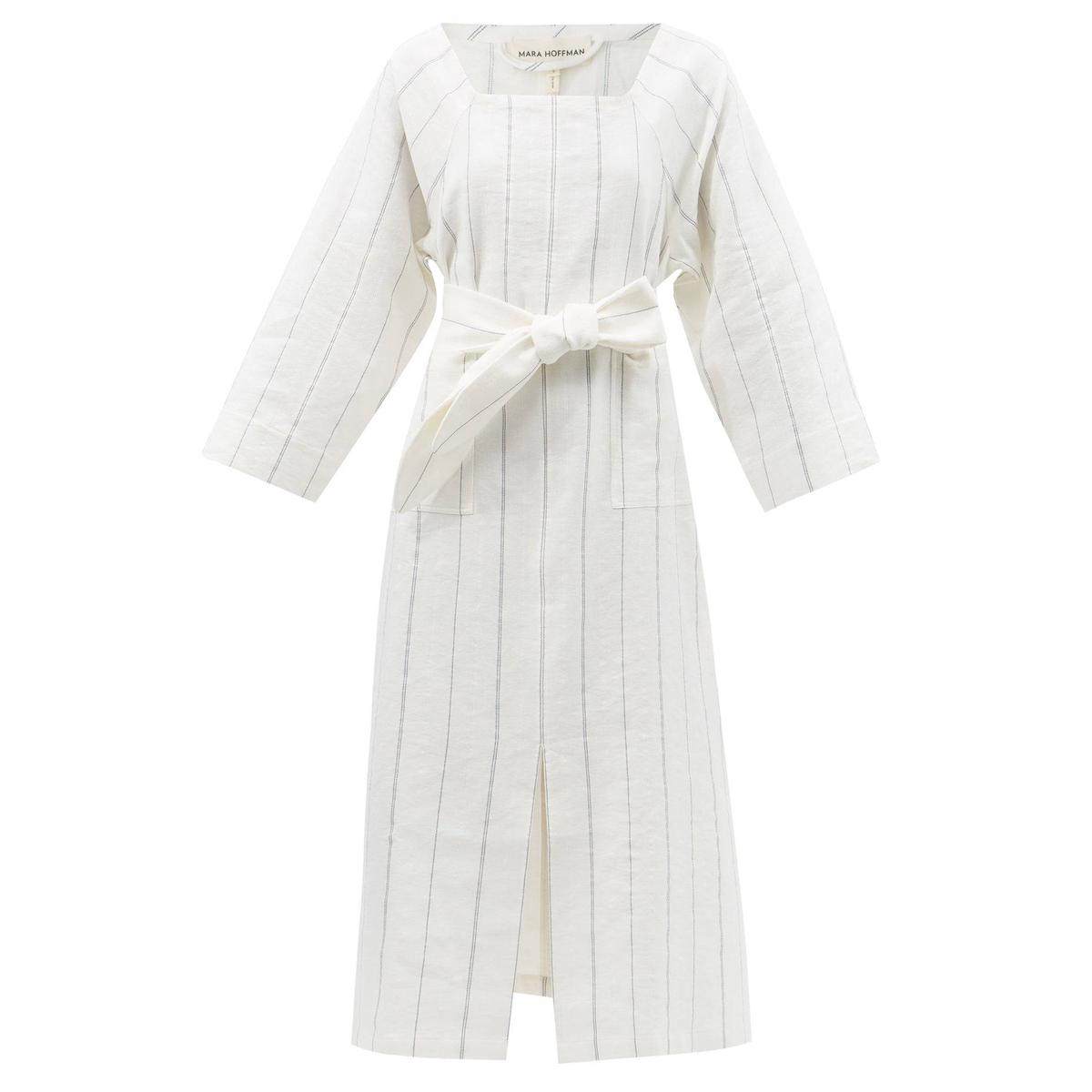Mara Hoffman Mara Hoffman Shay Fine Striped Soft Glutinous Foreign Dress 2022 Spring Summer Extravaganza