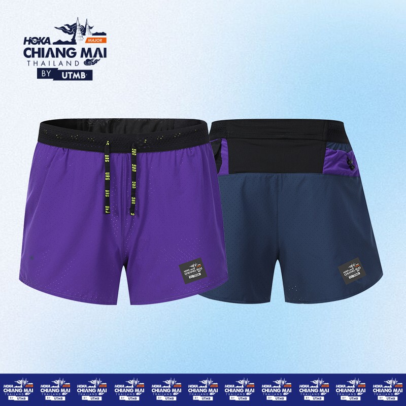 Chiang Mai, Thailand by Utmb ® Limited Edition Wind Tunnel Off-Road Shorts for Men and Women, Outdoor Running Sports, Quick-Drying and Breathable