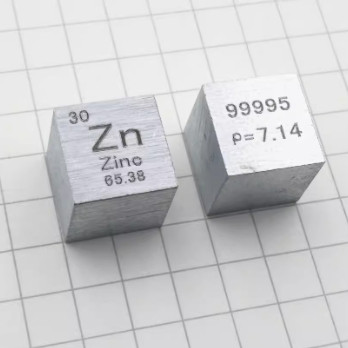 锌立方 金属锌立方 Zn&ge;99.9% 单质锌 锌方块 边长10mm 元素收藏
