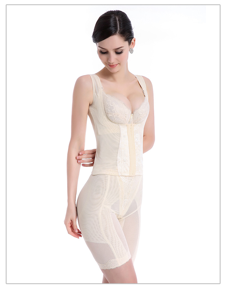 Phần mỏng Phiên bản nâng cao sau sinh của khóa bụng bụng chia phù hợp với corset corset cơ thể định hình đồ lót quần lót nữ thun lạnh
