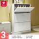 Tủ giày siêu mỏng Midas 17cm đơn giản hiện đại giá giày đa năng tủ hội trường công suất lớn Giày bánh bao châu Âu - Kệ kệ góc tường