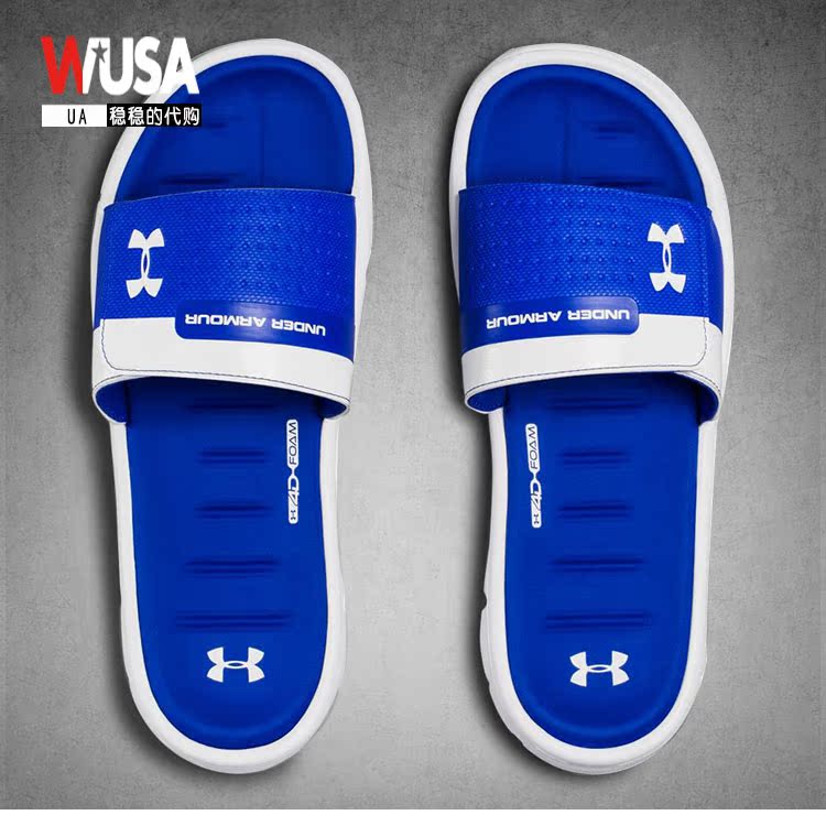 UA Mercenary IX Một đôi dép thể thao Dema cho nam mua dép ngoài trời nhẹ Velcro dép da nam