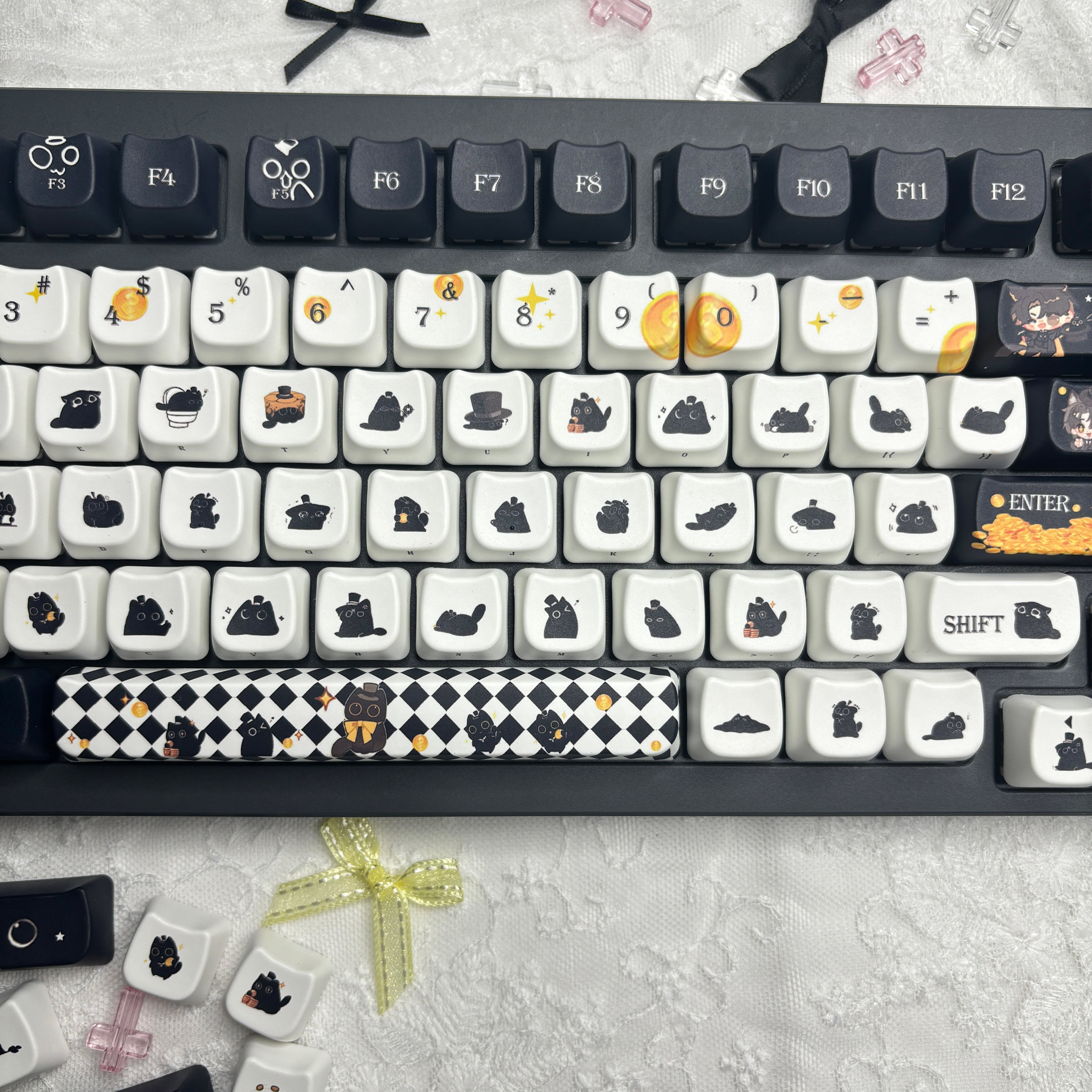 Lord of the Mysteries Klein Cat fan-made keycap set detail image 07