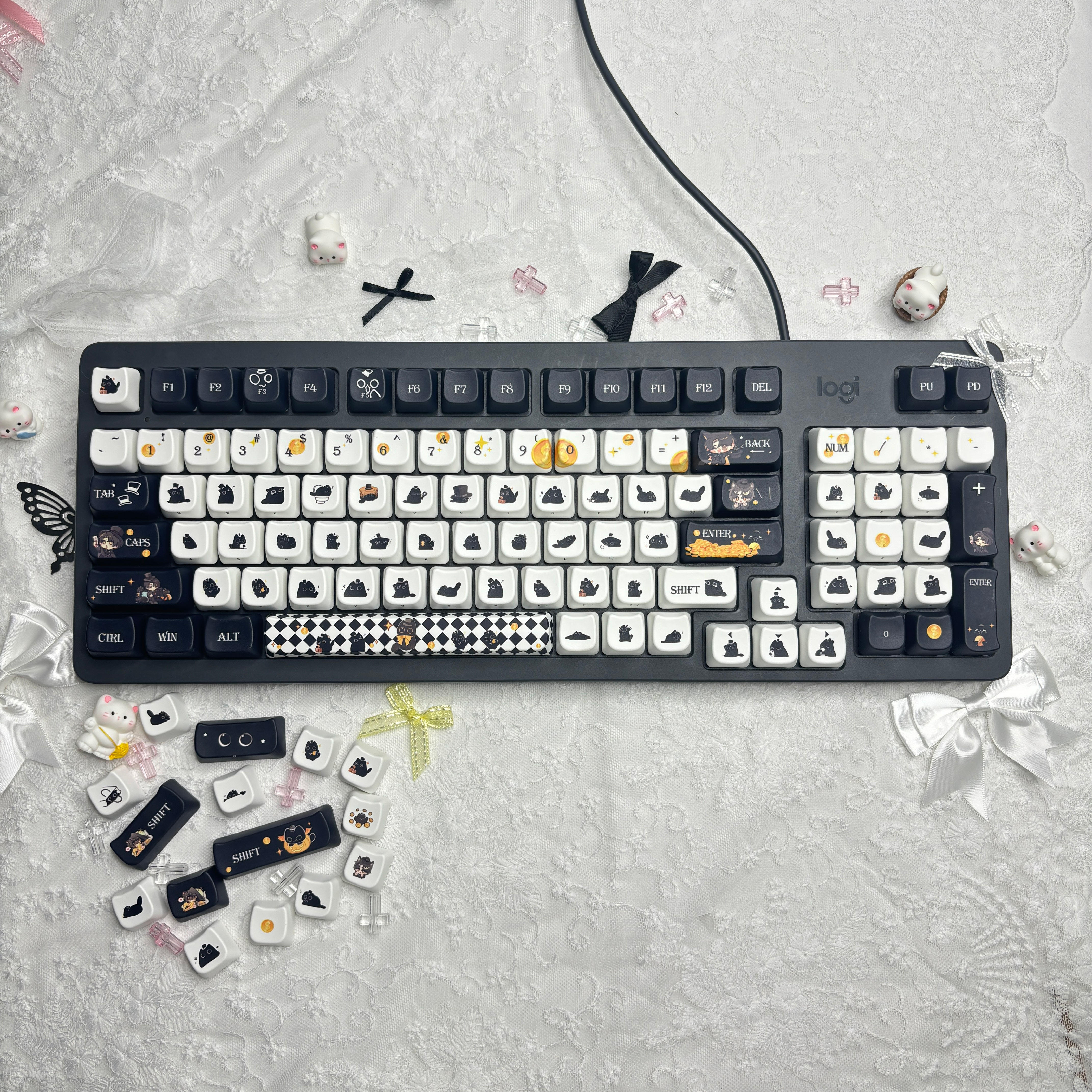 Lord of the Mysteries Klein Cat fan-made keycap set detail image 10