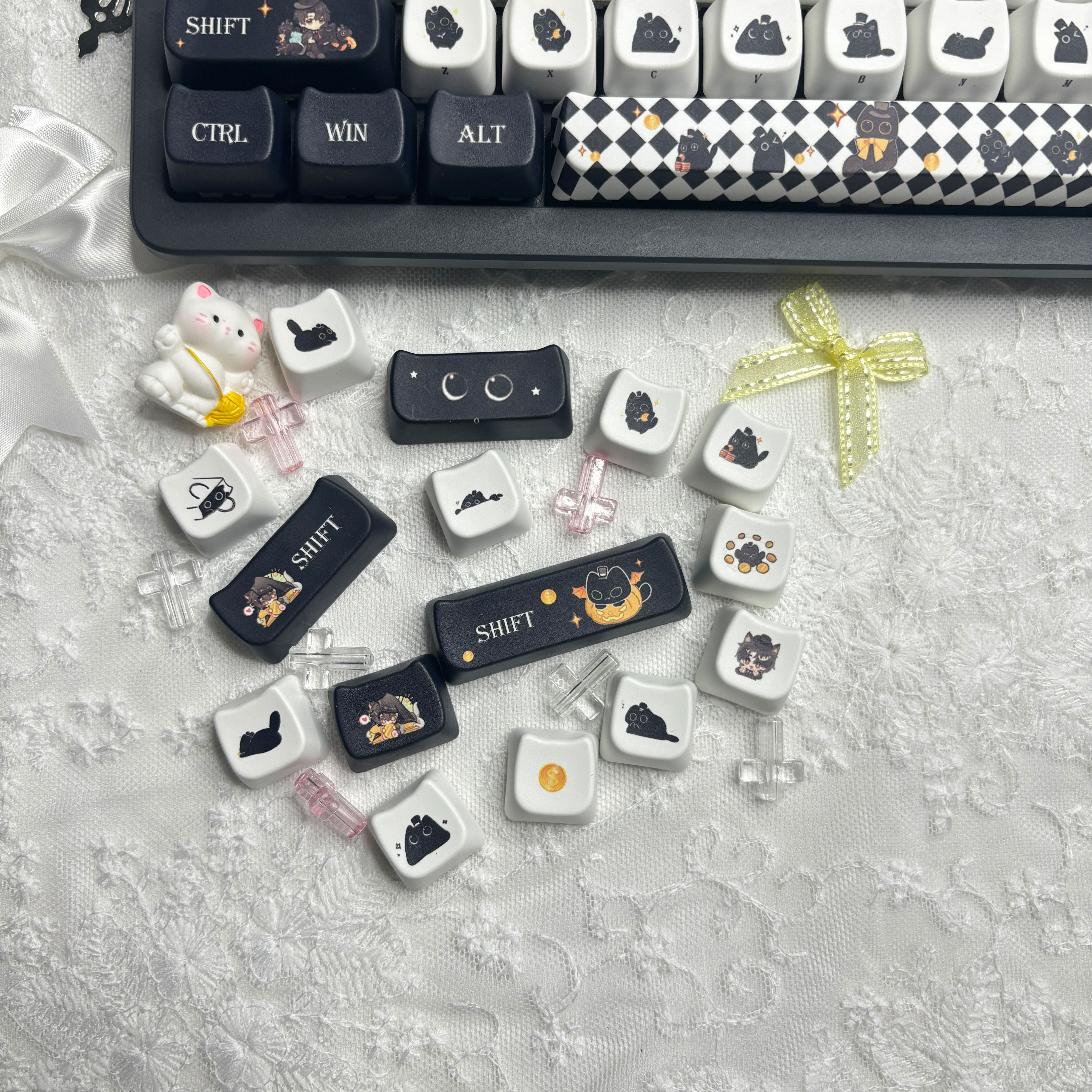 Lord of the Mysteries Klein Cat fan-made keycap set detail image 11