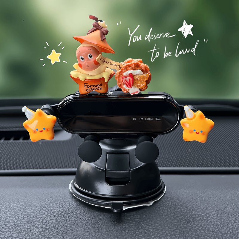 Car Phone Holder with Vacuum Suction Cup for Car Dashboard Navigation, 2026 New Model, Automatic Clamping, Cute Design Car Phone Holder with Vacuum Suction Cup for Car Dashboard Navigation, 2026 New Model, Automatic Clamping, Cute Design