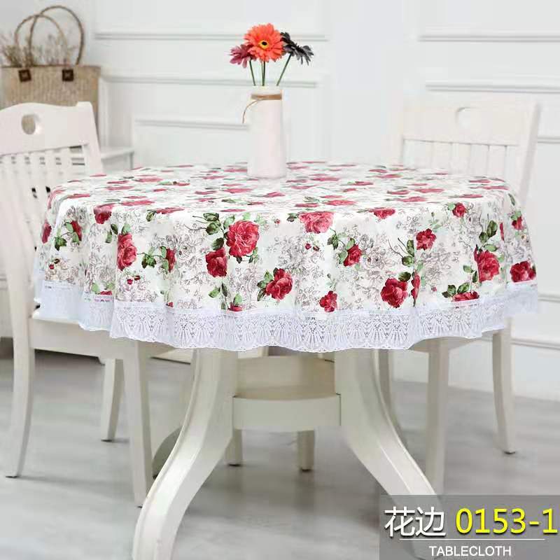 High-grade waterproof round tablecloth