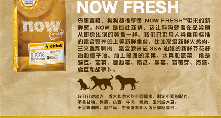 Ông Luke Now Thịt tươi tươi, Không thung lũng, Chó giống, Chó con, Thức ăn cho chó, Nếm số lượng lớn 500g - Gói Singular bán thức ăn cho mèo