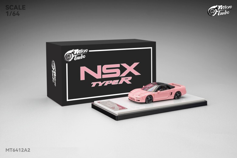 Micro Turbo Mt 1/64 Honda Nsx Black Wide-Body Modified Alloy Car Model with Flip-Up Lights and Detachable Engine Micro Turbo Mt 1/64 Honda Nsx Black Wide-Body Modified Alloy Car Model with Flip-Up Lights and Detachable Engine