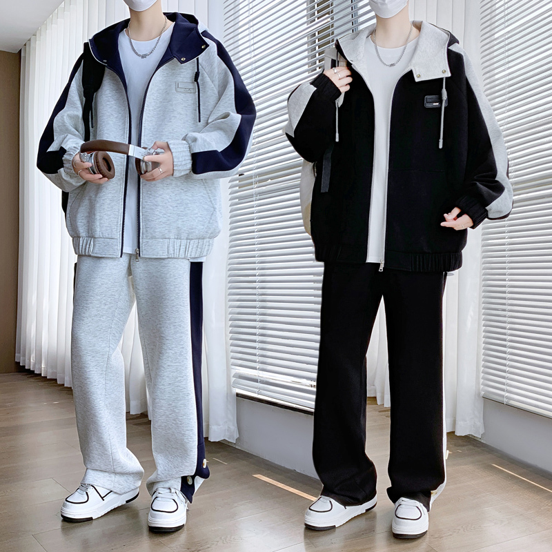 Spring and Autumn Youth Jacket Men's Clothing 2026 New Style for Junior High School Students and Older Children, Trendy Outfit, Handsome Clothes
