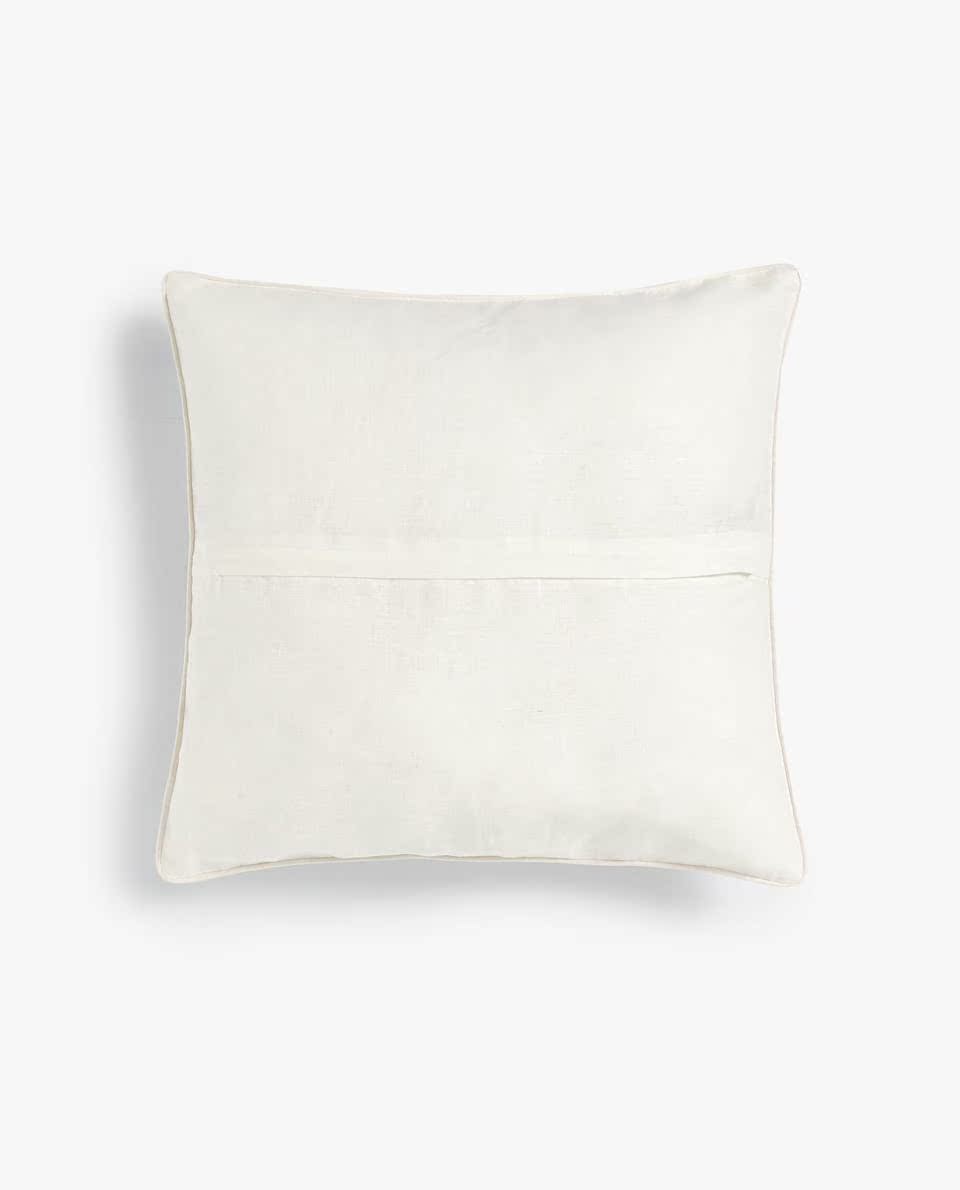 Zara Home Đơn giản và đơn giản, chạm nổi hoa gối đệm hoa 40581008302 gối tựa lưng văn phòng