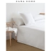 Zara Home Pure White Basic Trẻ em thoải mái Mật độ mềm bông Tấm trên giường 40006089250 - Khăn trải giường