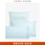 Zara Home KIDS loạt màu xanh Bắc Âu trẻ em pompom thêu gối đơn gối 47388091400 - Gối trường hợp gối nước