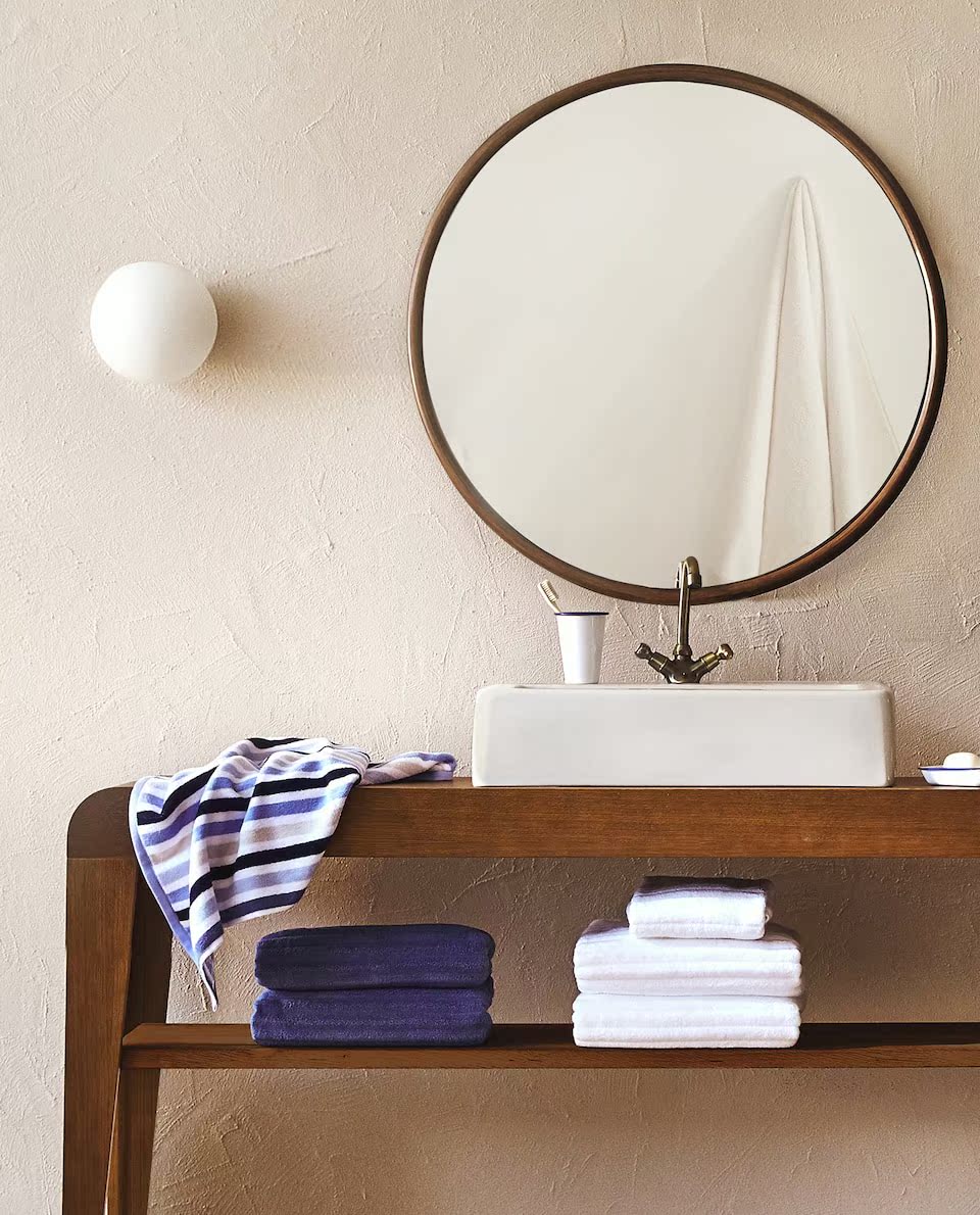 Khăn bông Zara Home Line 41747013400 - Khăn tắm / áo choàng tắm khăn lau mặt cho bé