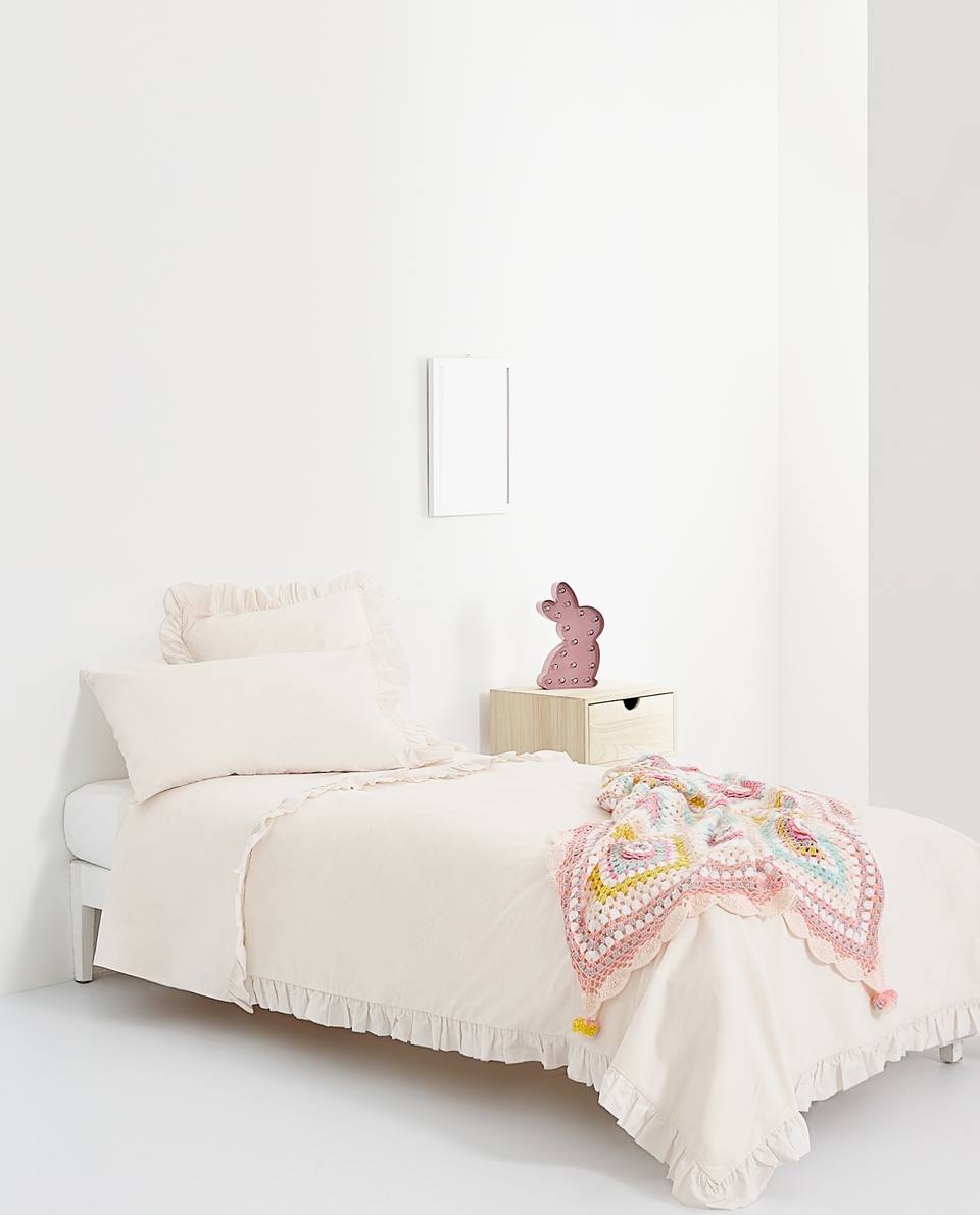 Zara Home KIDS loạt xù đông dệt gối bông trang trí 47375091676 - Gối trường hợp gối tựa đầu giường