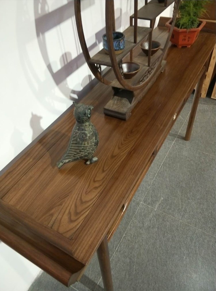 Old Elm không sơn đồ nội thất mới Trung Quốc Zen tinh khiết gỗ hiên bàn cho bảng dải bàn cổ thanh vài tượng phật - Bàn / Bàn bàn thờ giá rẻ