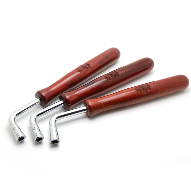 Dunhuang Guzheng tuning wrench Mahogany fast tuning string winding wrench Loose string tuning four corners octagonal standard