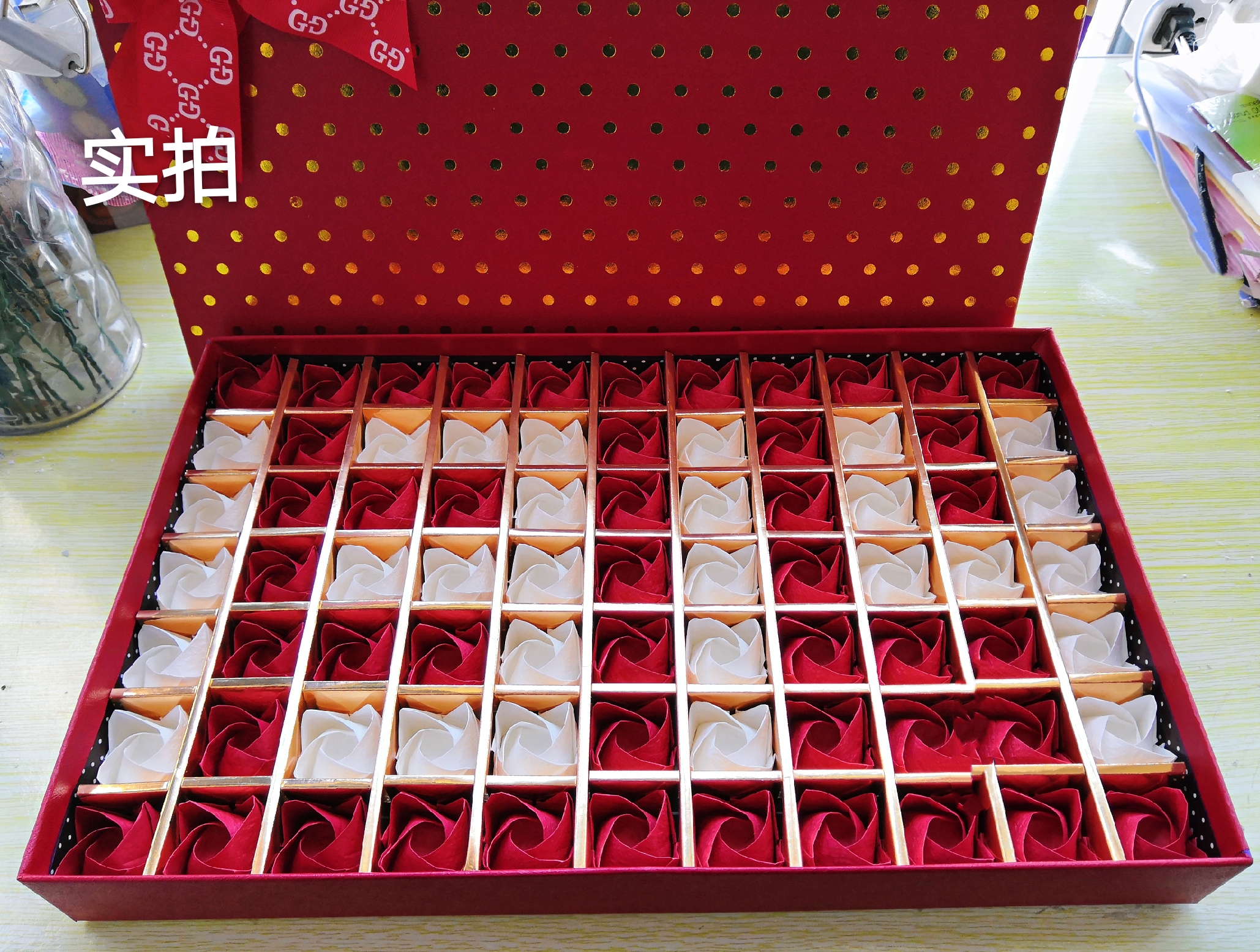 99 Kawasaki hand - made birthday gift of Rose Gift Box for Christmas presents