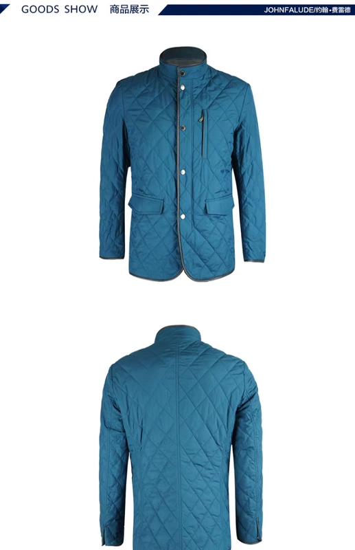John Fred 19 sản phẩm mới mùa thu và mùa đông Áo khoác cotton hàn quốc nam trung niên mặc cổ đứng áo khoác cotton giản dị áo khoác mỏng - Bông
