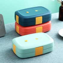 Sealed lunch box Student insulation anti-scalding stainless steel canteen lunch box Fitness portable fat reduction salad lunch box