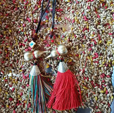 Tibet Zhaji Temple Gourd Nine Palace Bagua Brand Car Pendant Zhaocai Car Pendant Accessories