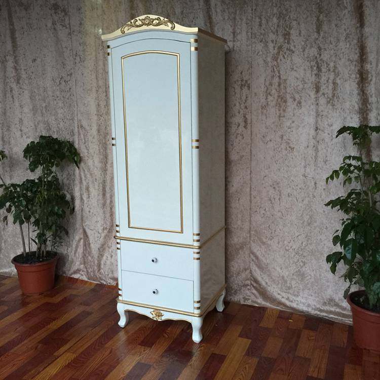 Beauty salon special custom single door solid wood wardrobe Euro style double door wooden containing more wardrobe support for interior fashion