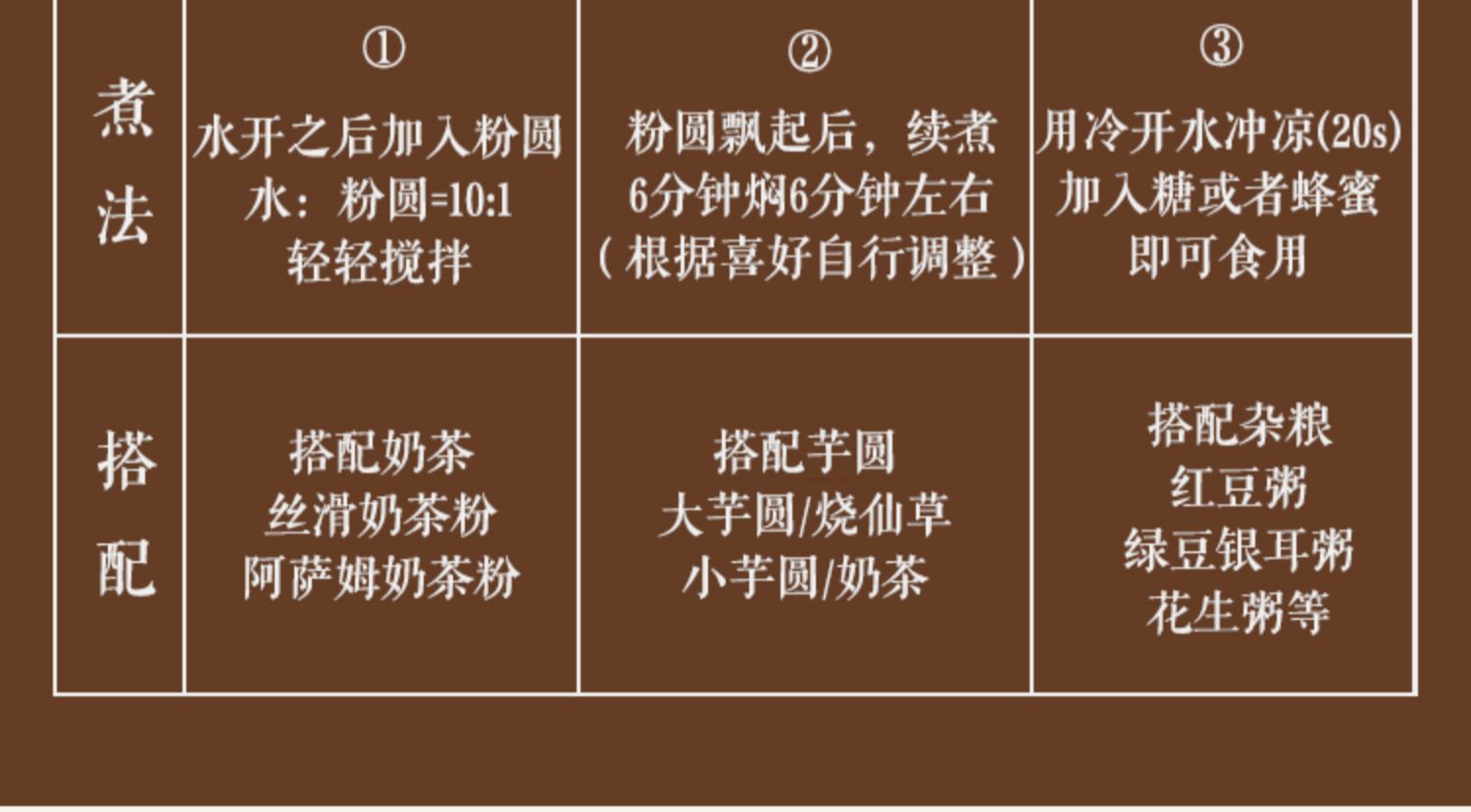 【3种口味】珍珠粉圆奶茶店专用