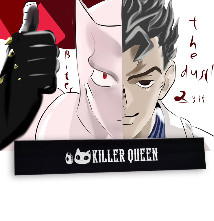 Kiliangji shadow headband kq male and female office workers killer Queen headband BOKI sports headband unfinished to be continued anime