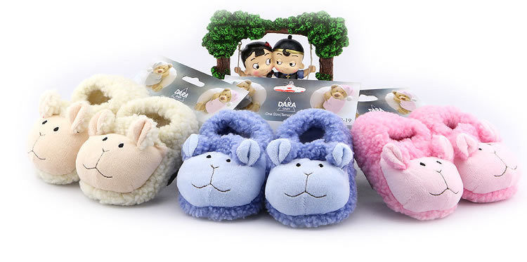 Pantoufles enfants en suède pour printemps - semelle coton - Ref 1035451 Image 6