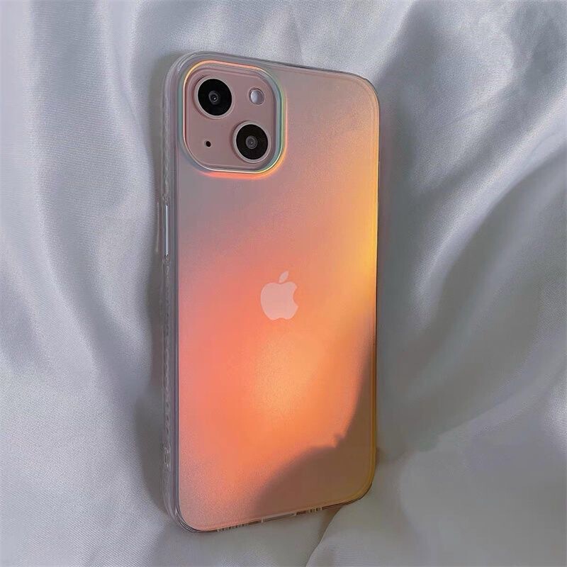 Suitable for Laser Frosted Gradient iPhone 13 Apple 12 Phone Case 14Promax Female Xr7 Internet Celebrity 11 Anti-Fall 8Plus Suitable for Laser Frosted Gradient iPhone 13 Apple 12 Phone Case 14Promax Female Xr7 Internet Celebrity 11 Anti-Fall 8Plus
