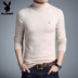 Playboy áo len cao cổ nam mùa đông trẻ trung màu rắn chạm đáy áo len nam phiên bản Hàn Quốc của xu hướng áo len shop áo hoodie nam Áo len